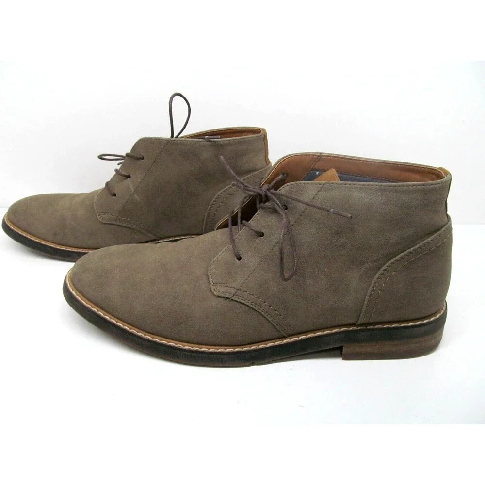 Rye By Hawker Rye Mens Olive Suede Chukka Boots Size US 10.5